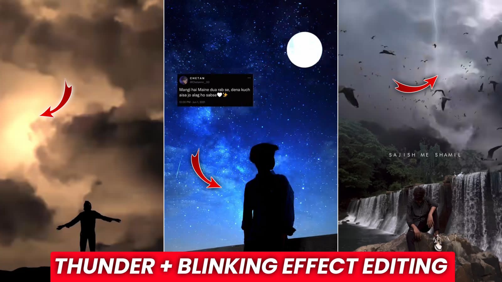 Thunder & Blinking Effect Instagram Reels Editing Download All Material