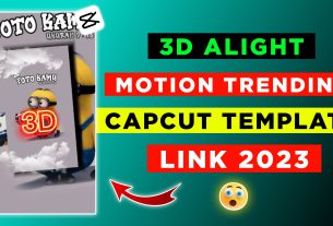 3D Alight Motion CapCut Template Link 2023